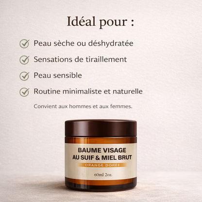 Baume visage réparateur intense pour peaux sèches