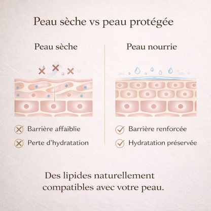 Baume visage réparateur intense pour peaux sèches